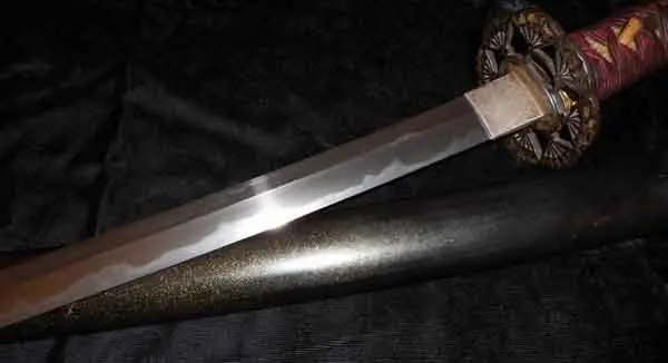 Katana, the samurai sword.