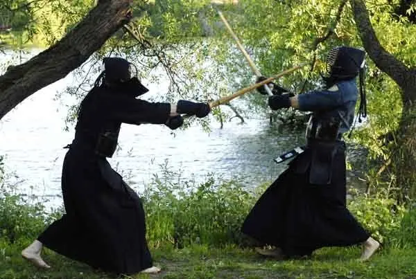 Kendo fencing. Photo by Magnus Hartman.